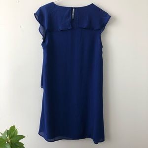 Royal Blue Dress Without Straps Size Small